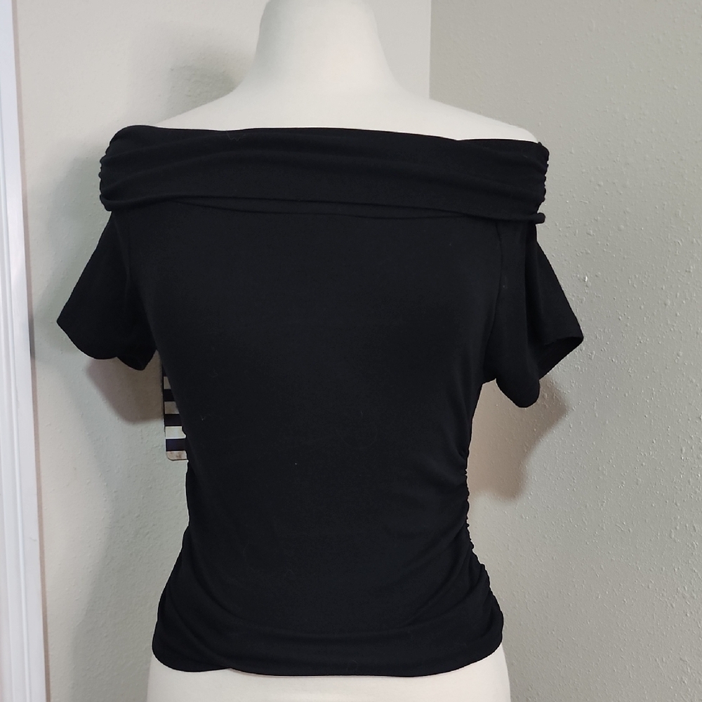 Studio Eleven Off Shoulder Knit Top